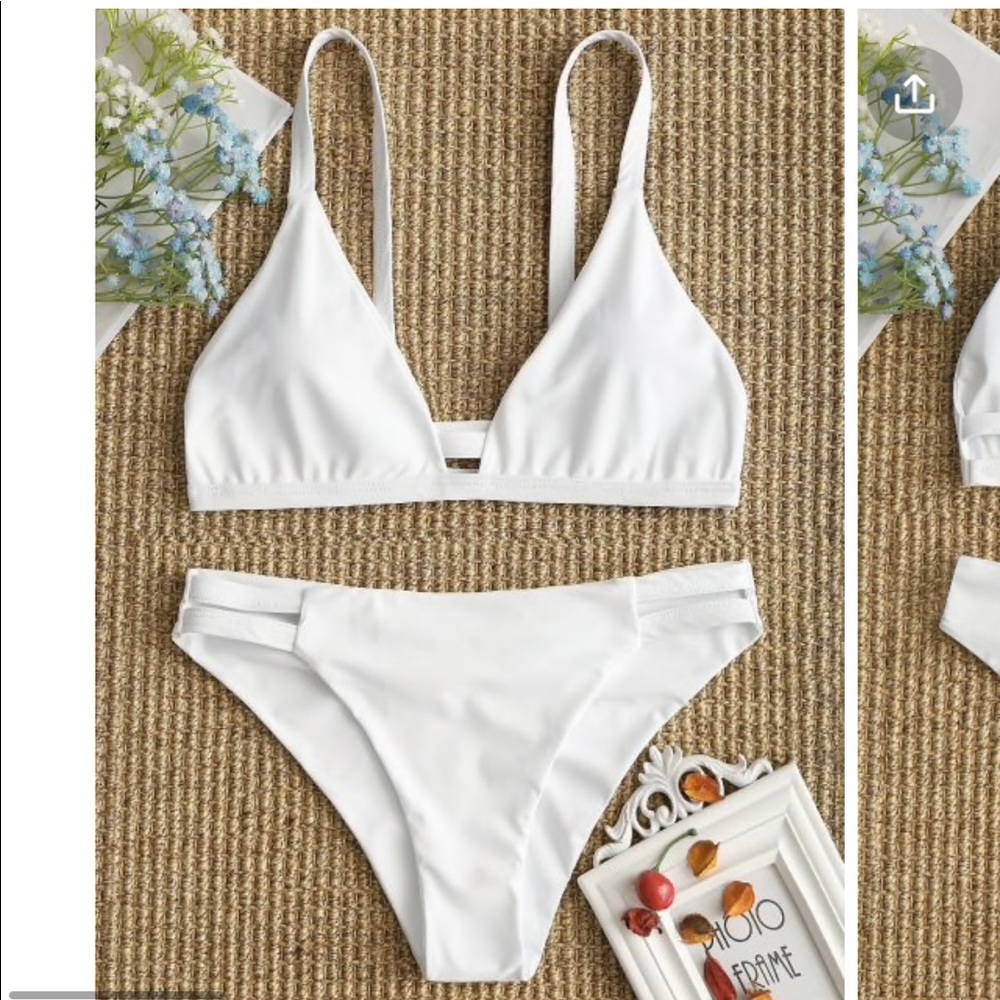 New Zaful White Bikini